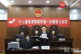 “个人破产”将推广实施 南京首例个人债务清理案办结图片