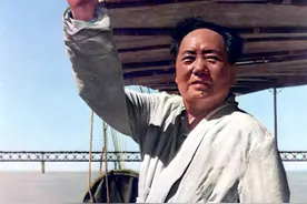 毛泽东：何管风吹浪打？图片