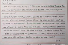 最容易得高分的英语书写长什么样？图片