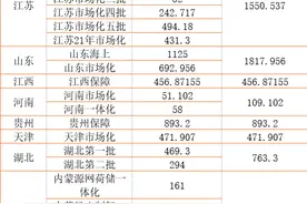 2022年155GW光伏指标分配详情图片