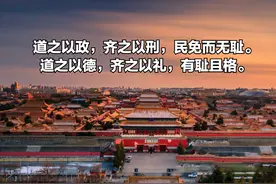 理解《论语》第二篇第3节-道之以德，齐之以礼，有耻且格图片