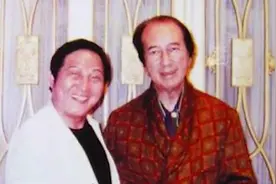 接待了中国第一气功大师之后，赌王一巴掌扇掉了王林的风光无限！图片