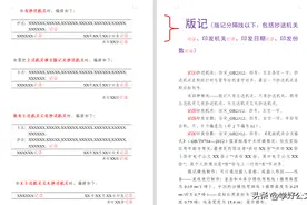 手把手教你制作：党政机关公文版记（附参数、步骤）！图片