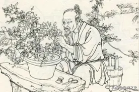 民间故事：死囚敲门，商人本想拒绝，看到天空飘雪果断救人图片