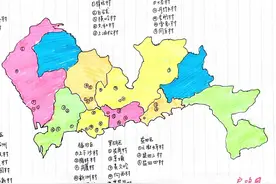 深圳手绘地图-那些年，我们租住过的城中村图片