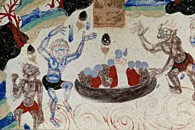 敦煌壁画之交通行旅篇——车马、舟楫、车辇、牲畜（三） ​​​图片