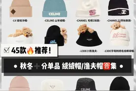 24款潮流帽子秋冬分项：渔夫帽图片