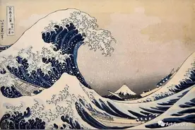 一位影响天才梵高一生的浮世绘画家丨葛饰北斋《神奈川冲浪里》图片