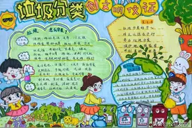 垃圾分类 你我同行 | 仪征市真州小学举行“垃圾分类”主题绘画及手工艺作品比赛图片