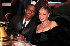 怀孕的蕾哈娜“推迟发布”新专辑并计划与男友A$AP Rocky 结婚图片