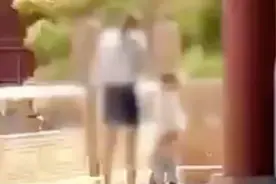 故宫博物院回应家长带孩子随地小便：故宫内有很多卫生间，十分重视此事，正在核实处理图片