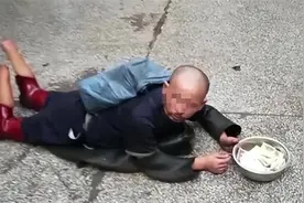 广州男子买菜，偶遇双脚被截断的乞丐，发现竟是失踪12年的同学图片