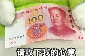 可爱搞笑的表情包：请收下我的心意图片