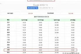 我很好奇，9.34元的92#汽油含了多少的税？是2元还是3元？图片