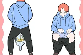 为什么女生总喜欢，让男生坐着尿尿？图片