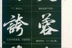 149张图教你标准行书笔法结构图片
