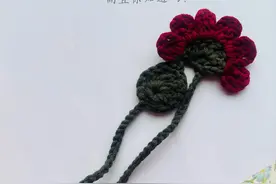 玫瑰小书签，有能认出这本书的朋友吗？图片