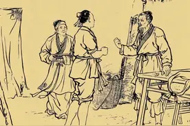 民间故事：屠夫半夜去盗墓，墓中女子突然睁眼，女子：站住，别走图片