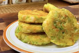 早餐宝宝不知道吃什么，鲜虾萝卜饼营养均衡（低脂健康篇）图片