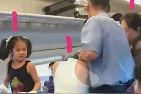高铁母女打人堪比插队婆孙，5岁女孩出手凶狠，被打女子不是善茬图片