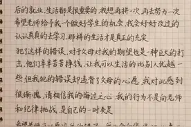 万能检讨书图片