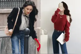 劝你，牛仔裤下面少穿小白鞋！今年春天流行这样穿，洋气又显高图片