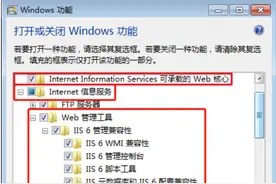 windows 系统IIS服务部署图片