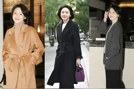 女人上了年纪：长大衣下面别再搭丝袜！试试这样穿，时髦上档次图片