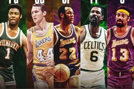 美媒列出NBA七个不同时代的最强五人组，哪个时代的五人组最弱图片