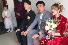 河南86年帅气单身老爸嫁女，比新郎更有魅力！网友：速度甩我一代图片
