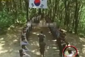 那些韩国发展的中国人：向韩国国旗敬礼、萨德部署期间军队慰问图片