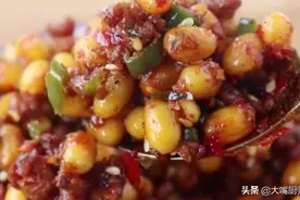 黄豆用啤酒泡一泡，出锅就是下饭酱，一锅10元能吃1个月，太香了图片