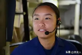 2019年在美军舰上，用中文警告中国海军的华人女兵，事后称很自豪图片
