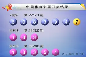 7星彩第22120期开出五注一等奖 单注奖金500万奖池2.7亿图片
