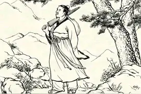民间故事：傻子与三个秀才图片
