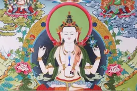 一文读懂“四臂观音”唐卡图片