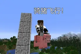 我的世界：不开创造如何上天？600m/s超音速飞行，御“雨”术图片