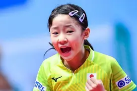 女乒14岁小将淘汰世界冠军，张本美和4-2逆转战胜平野美宇图片