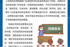 一图读懂《山东省学校安全条例》实施细则！图片