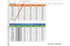 等了它N年，SORT函终于来了，可以让Excel表格自动排序图片
