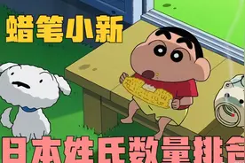 《蜡笔小新》中的出现过的角色姓氏，它们在日本现实中人数有多少图片