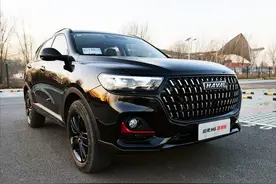 外观炫酷的黑色骑士SUV，哈弗H6国潮版购车手册图片