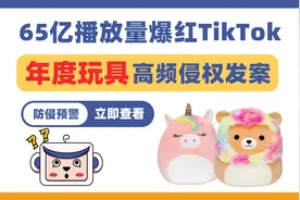 65亿播放量爆红TikTok ！年度玩具全球热销，高侵权发案不得不防！图片