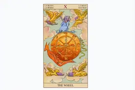 塔罗牌解析丨命运之轮（The Wheel of Fortune）图片