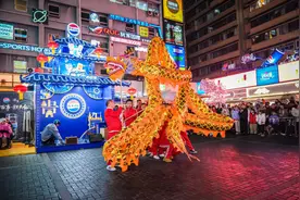 网络中国节·春节丨贵阳青云路步行街：舞龙贺岁 福满新春图片