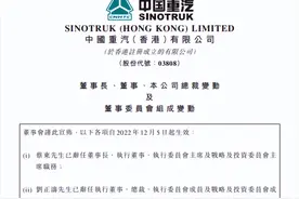 中国重汽董事会"大换血"!蔡东辞任，王志坚接任！新总裁还是80后图片