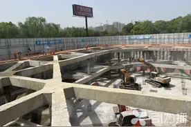苏州平海路公园、P+R停车场加速施工 主体结构预计今年底完工图片