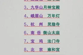 香火最旺十座寺庙排名，你去过哪些图片