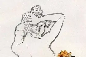 国画大家林墉笔下的女人体国画，意境烘托让人过目难忘图片