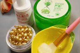 芦荟胶和维生素e制作面膜效果惊人，但你一定要注意这些细节！图片